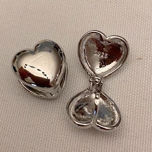 Pure 925 Sterling Silver love 💖earrings